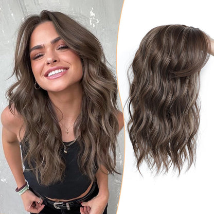 ⚡ Final Hours –💥2026 New Lightweight & Breathable Wavy Hair Topper