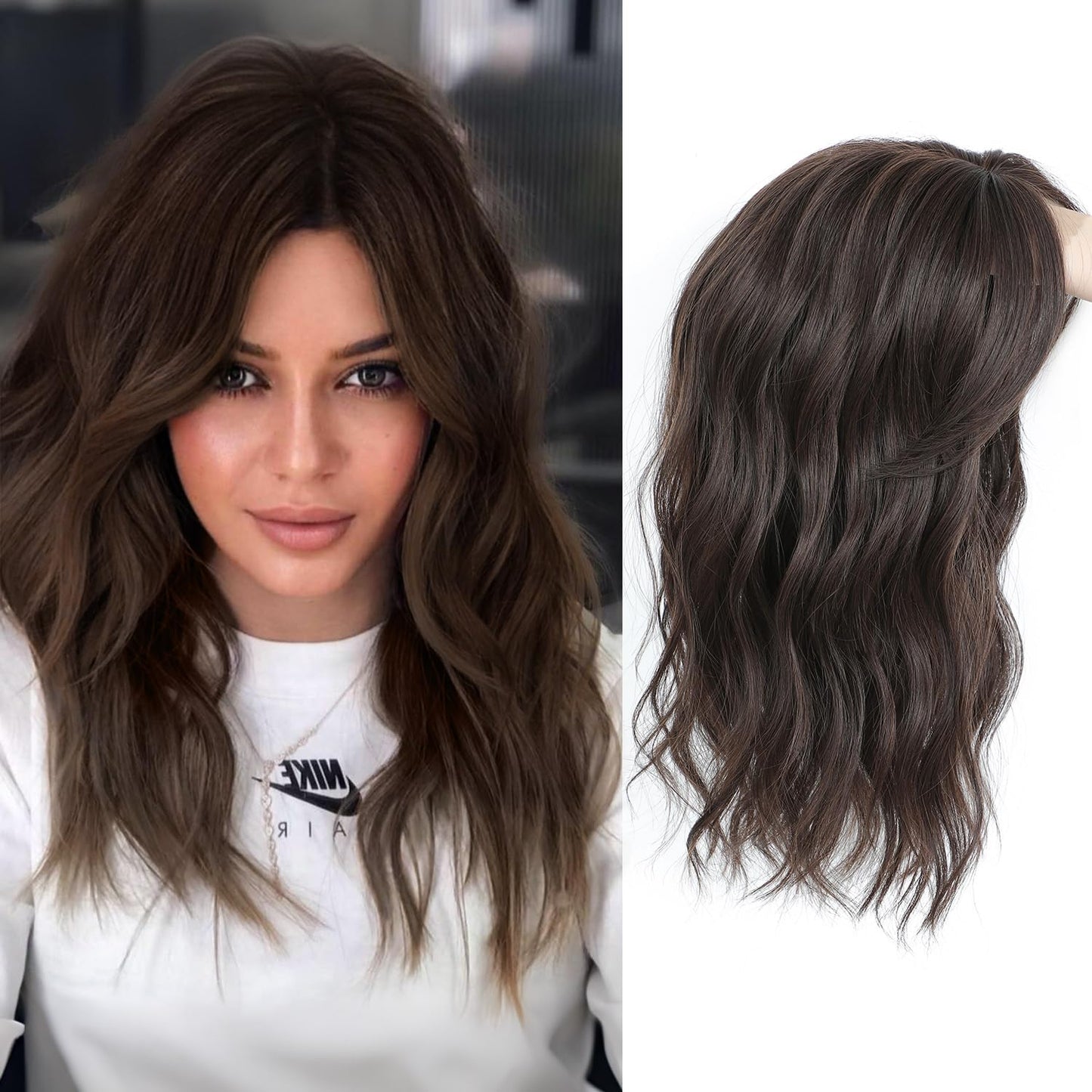 ⚡ Final Hours –💥2026 New Lightweight & Breathable Wavy Hair Topper