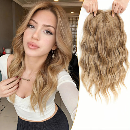 ⚡ Final Hours –💥2026 New Lightweight & Breathable Wavy Hair Topper