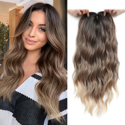 ⚡ Final Hours –💥2026 New Lightweight & Breathable Wavy Hair Topper