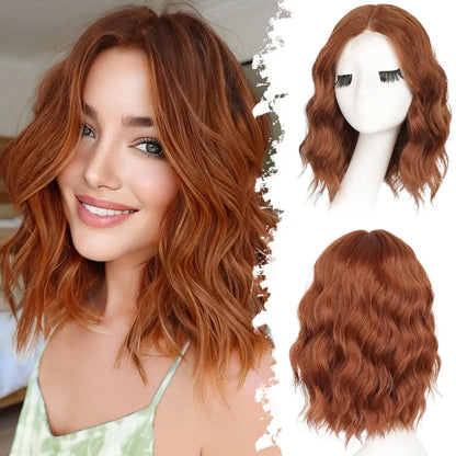 Short Wavy Lace Hairline Wig – Natural Hairline