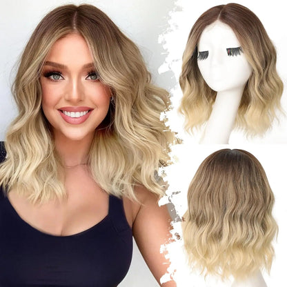 Short Wavy Lace Hairline Wig – Natural Hairline